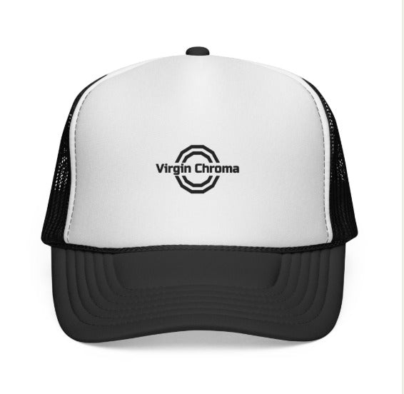 Virgin Chroma Signature Trucker Hat – Onyx/White